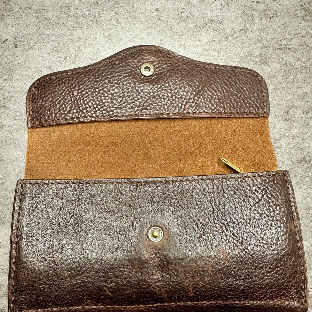 Portland Leather Brown Leather Wallet - Picture 3 of 6